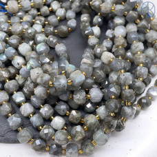 Лабрадор куб огранка 8 мм