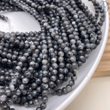 Лабрадорит черный (Ларвикит) №1 4 мм