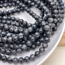 Лабрадорит черный (Ларвикит) №1 8 мм