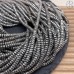 Лава Вулканическая диски 4x2 мм с покрытием темное серебро