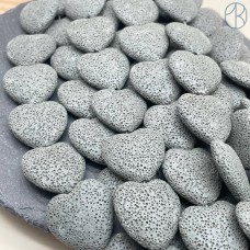 Лава Вулканическая (имитация) сердце 28 мм