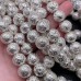 Лава Вулканическая с покрытием светлое серебро 12 мм