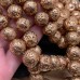 Лава Вулканическая с покрытием темное золото 12 мм