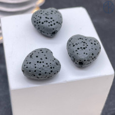 Лава Вулканическая сердце 14 мм