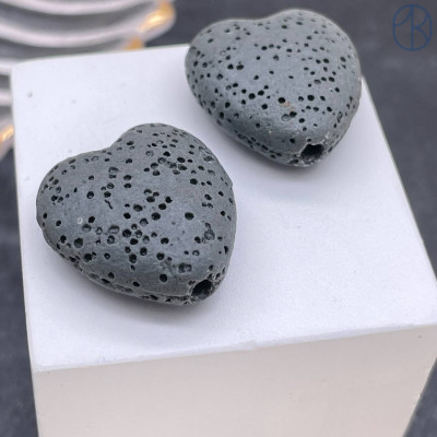 Лава Вулканическая сердце 20 мм