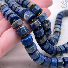 Лазурит диски фриформ ~ 10х5 мм