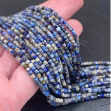 Лазурит куб огранка 2 мм Лазурит куб огранка 2 мм