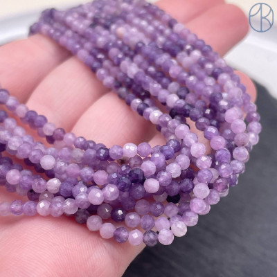 Лепидолит микроогранка 3 мм  Лепидолит микроогранка 3 мм