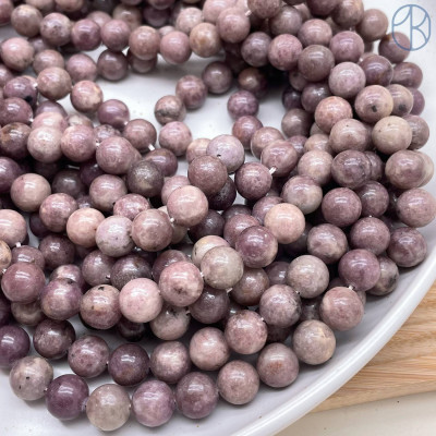 Лепидолит сиреневый 10 мм 