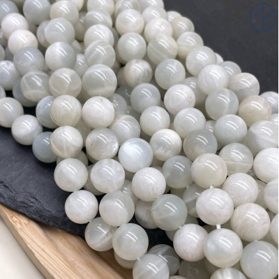 Лунный камень серый №1 10 мм 