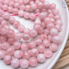 Мадагаскарский розовый кварц №3 10 мм