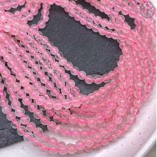 Мадагаскарский розовый кварц №3 4 мм