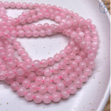 Мадагаскарский розовый кварц №3 6 мм