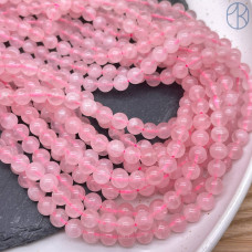 Мадагаскарский розовый кварц №3 6 мм