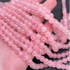 Мадагаскарский розовый кварц №3 6 мм