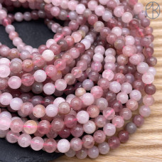 Мадагаскарский розовый кварц №4 6 мм