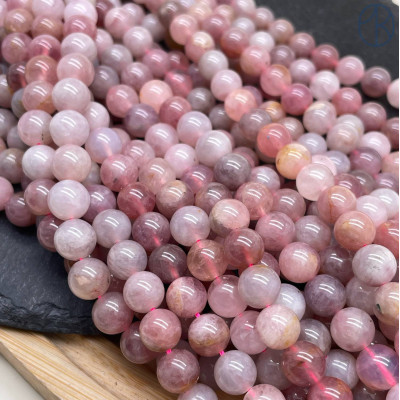 Мадагаскарский розовый кварц №4 8 мм