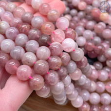 Мадагаскарский розовый кварц №4 8 мм