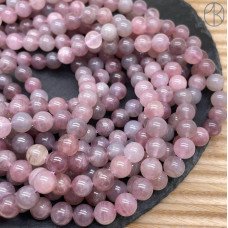 Мадагаскарский розовый кварц №5 8 мм