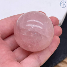 Мадагаскарский розовый кварц шар ~ 4 см