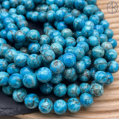 Магнезит темно-голубой тонированный 10 мм