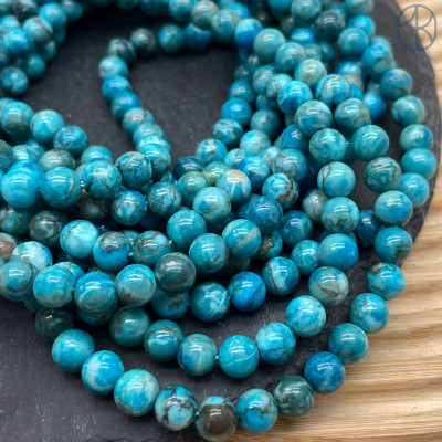 Магнезит темно-голубой тонированный 6 мм