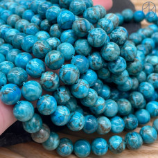 Магнезит темно-голубой тонированный 8 мм Магнезит темно-голубой тонированный 8 мм