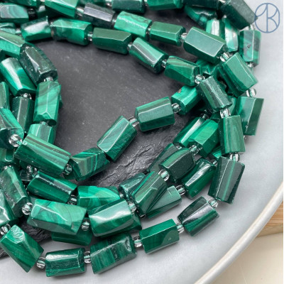 Малахит фриформ цилиндр ~ 11-12 мм