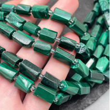Малахит фриформ цилиндр ~ 11-12 мм
