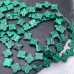 Малахит имитация клевер 10 мм штучно
