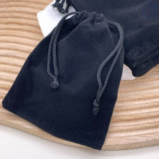 Мешочки бархатные черные 9х12см уп. 10шт