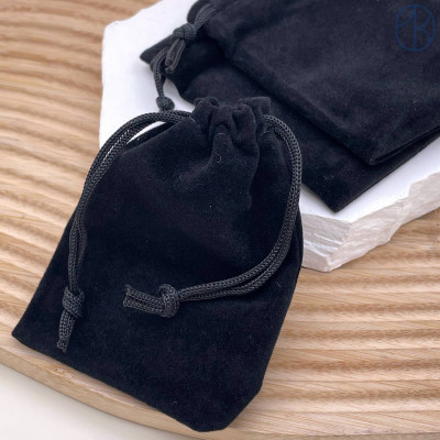 Мешочки бархатные черные 9х7см уп. 50шт