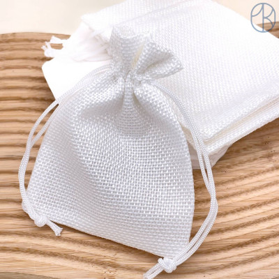 Мешочки льняные белые 9х7см уп. 50шт