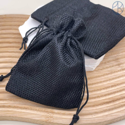 Мешочки льняные черные 12х9см уп. 50шт