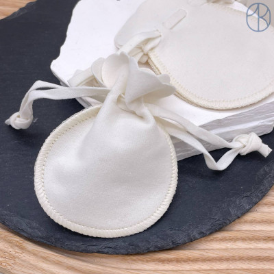 Мешочки мини бархатные белые 9х7см уп. 5шт