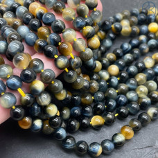 Микс глаз 6 мм (тигровый и соколиный)