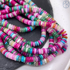 Микс камней №2 рондель 6х2 мм