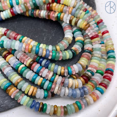 Микс камней рондель 6х2 мм