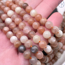 Микс лунный и солнечный камень №1 6 мм Микс лунный и солнечный камень №1 6 мм