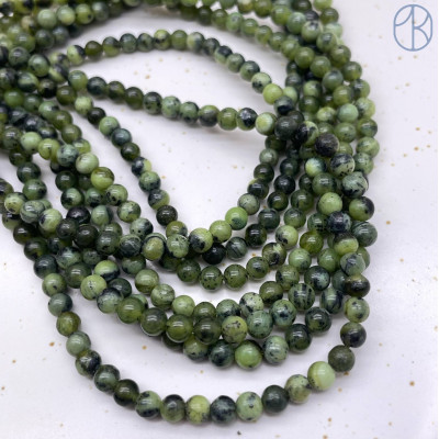 Нефрит Канадский №1 4 мм