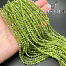 Нефрит Канадский микроогранка №2 3 мм Нефрит Канадский микроогранка №2 3 мм