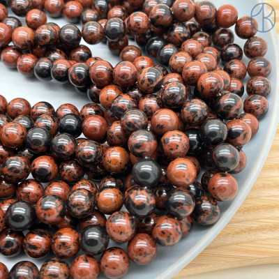 Обсидиан махагоновый 10 мм