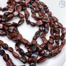 Обсидиан махагоновый галтовка ~ 8-10 мм