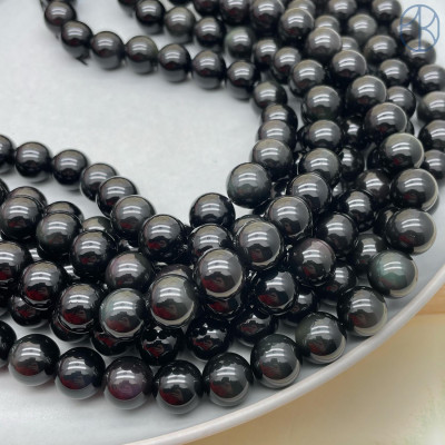 Обсидиан радужный 12 мм