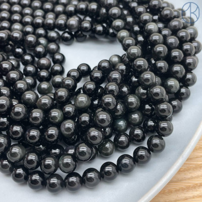 Обсидиан радужный шар 8 мм