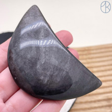 Обсидиан серебристый кусок ~ 8х4 см