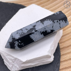 Обсидиан снежный кристалл ~ 7 см