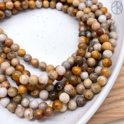 Окаменелый коралл Петоски 6 мм