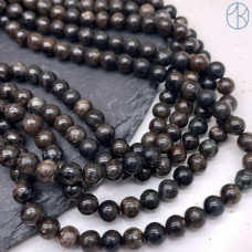 Опал черный матричный 6 мм