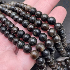 Опал черный матричный 6 мм